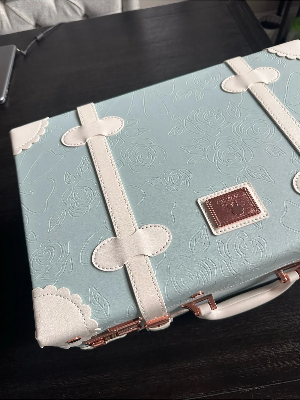 Blue Keepsake Trunk - Baby or Wedding